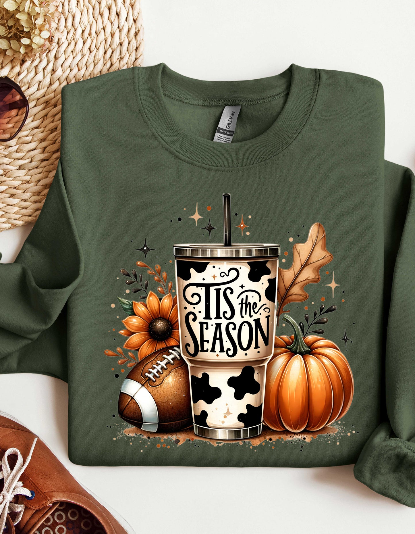 Tis the Season Fall Hoodie-Pefect Thanksgiving Sweatshirt for Mom Game Day Autumn Vibes Sweater