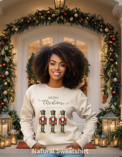 Nutcracker Christmas T-shirt & Sweatshirt-Perfect Gift for Ballet Lovers Holiday Shirt
