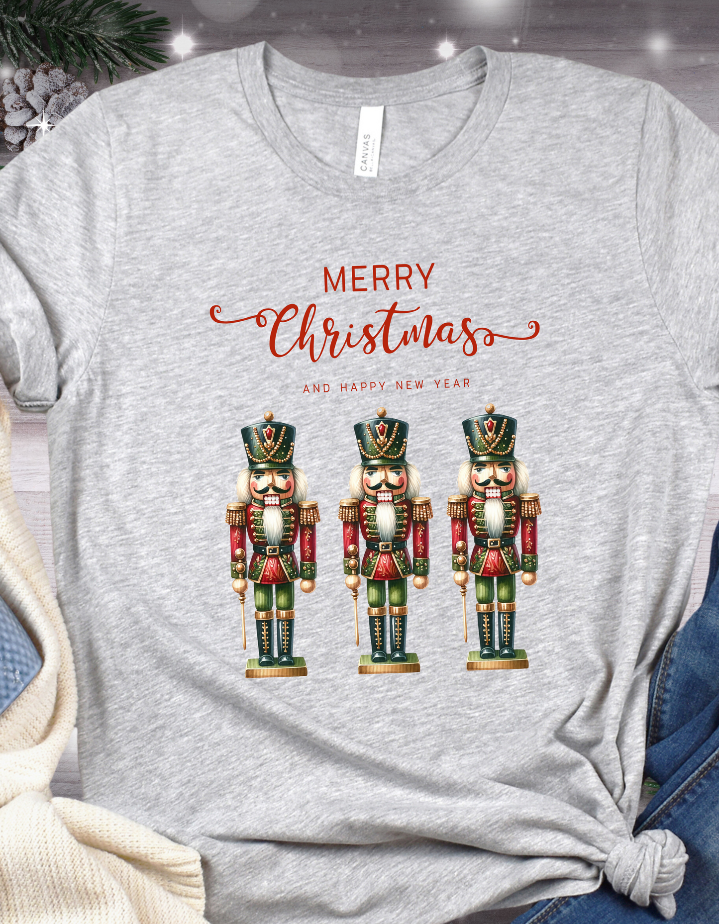 Nutcracker Christmas T-shirt & Sweatshirt-Perfect Gift for Ballet Lovers Holiday Shirt