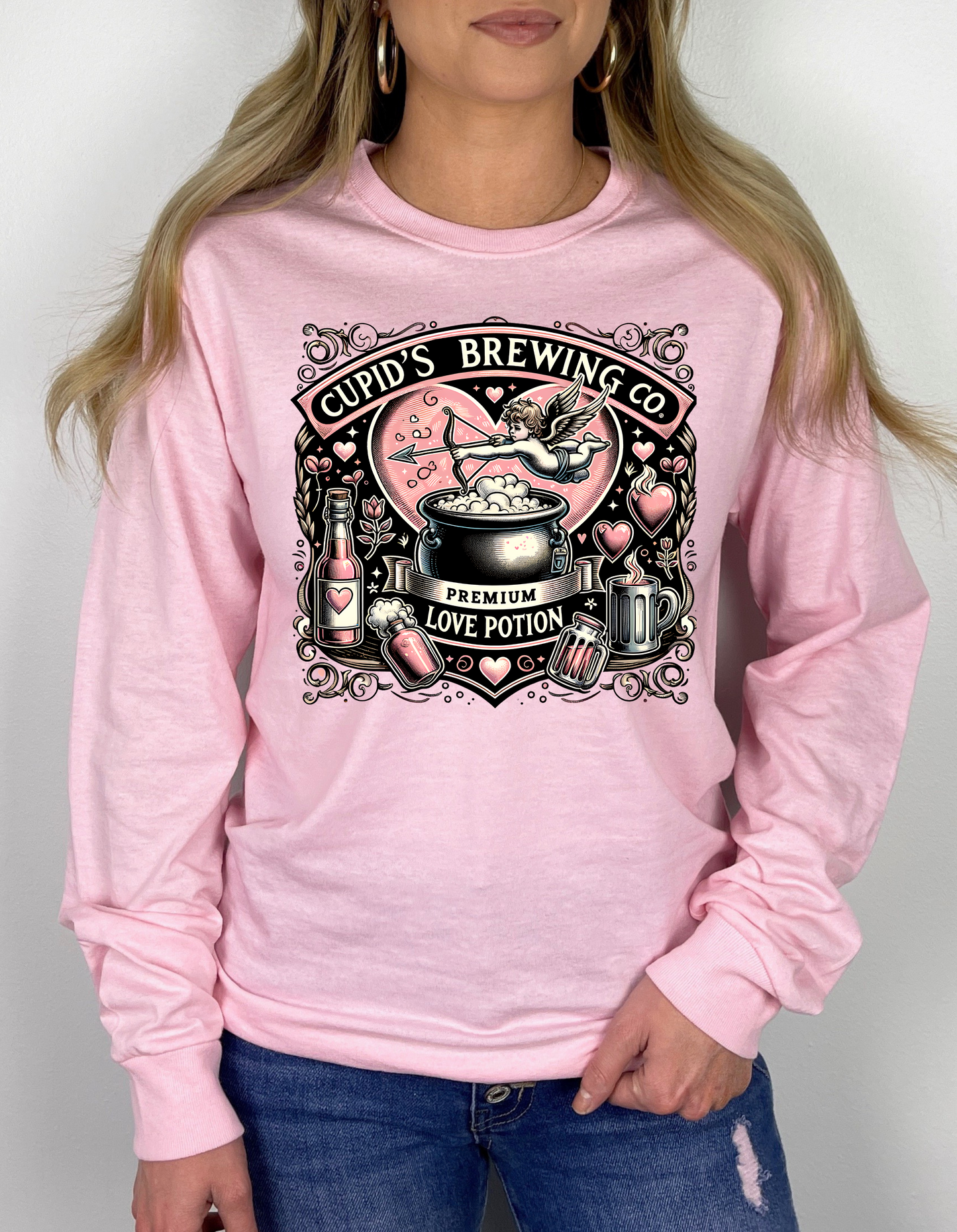 Cupid Brewing Valentine T-shirt & Long Sleeves