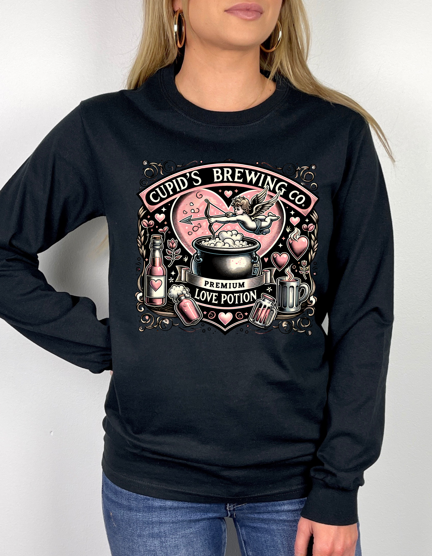 Cupid Brewing Valentine T-shirt & Long Sleeves
