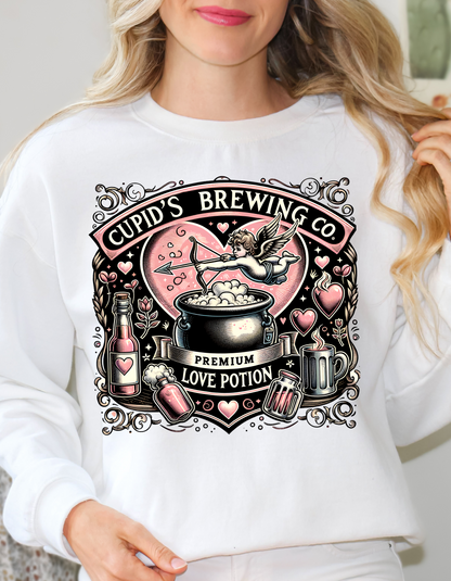 Cupid's Brewing Co Valentine's Day Sweatshirt & Hoodie