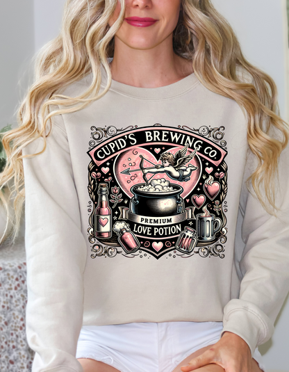 Cupid's Brewing Co Valentine's Day Sweatshirt & Hoodie