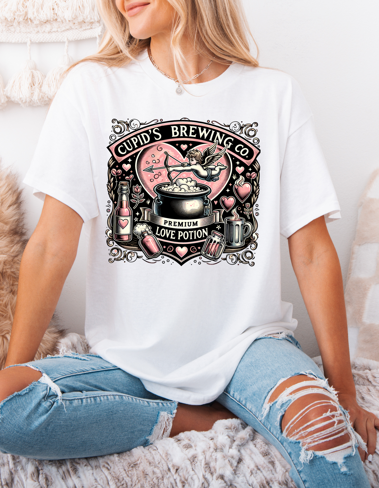 Cupid Brewing Valentine T-shirt & Long Sleeves