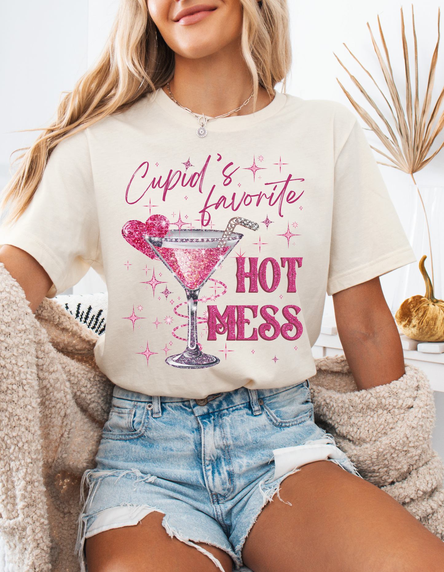Cupid's Favorite Hot Mess T-shirt & Long Sleeves