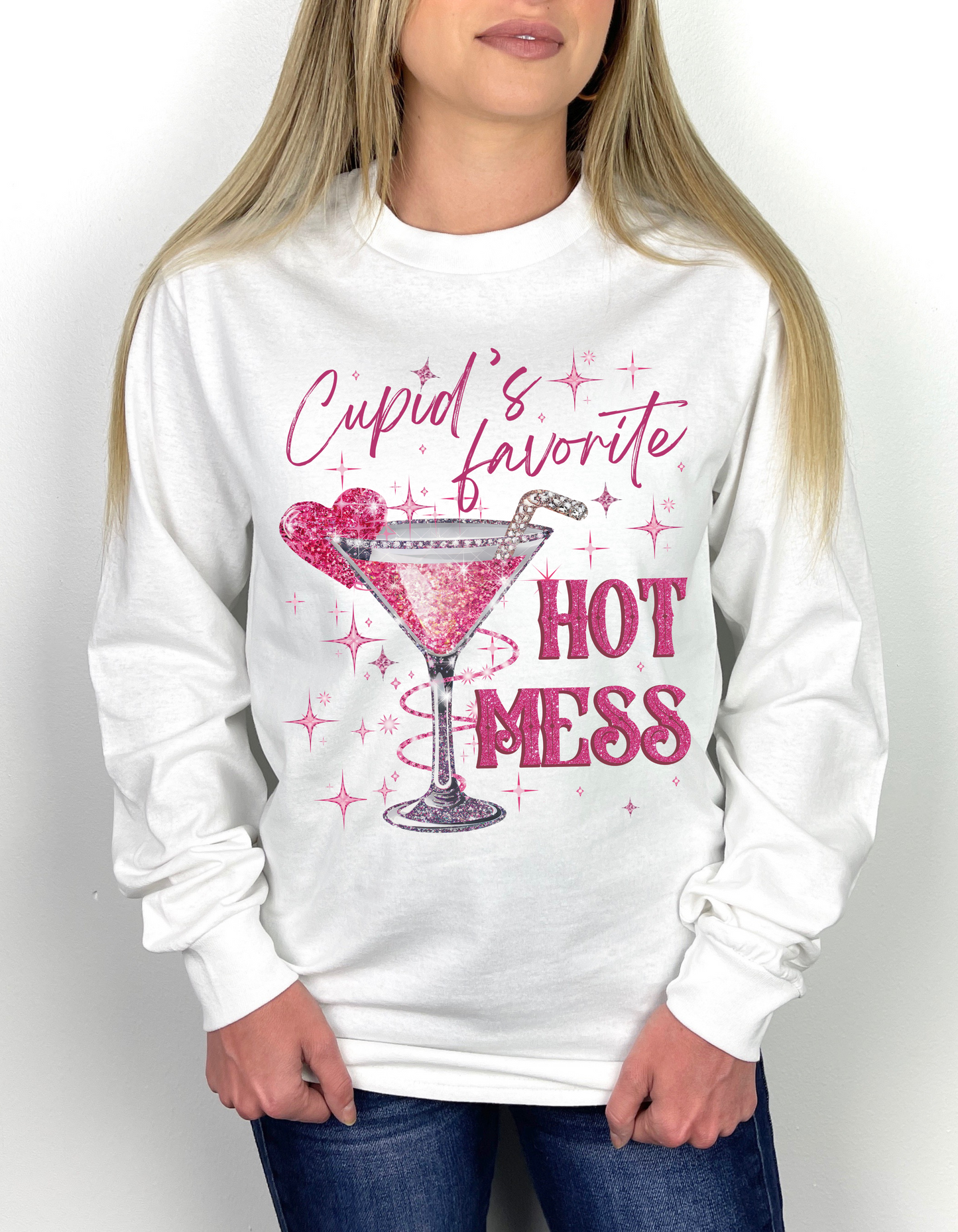 Cupid's Favorite Hot Mess T-shirt & Long Sleeves