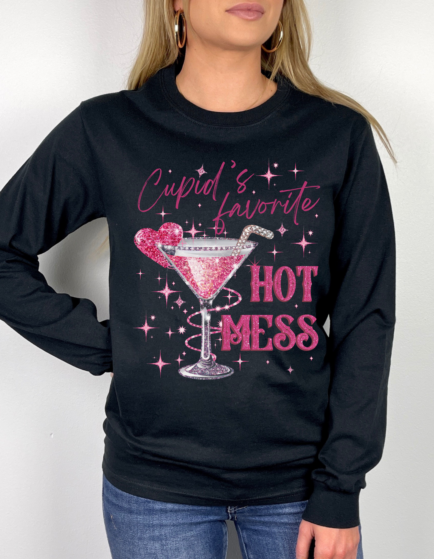 Cupid's Favorite Hot Mess T-shirt & Long Sleeves
