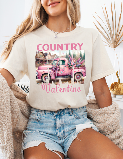 Country Valentine T-shirt & Long Sleeves for Women
