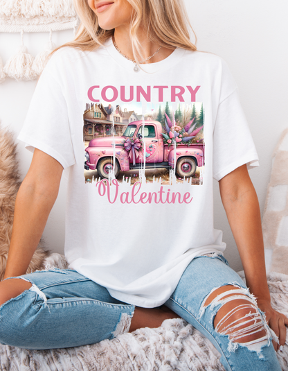 Country Valentine T-shirt & Long Sleeves for Women