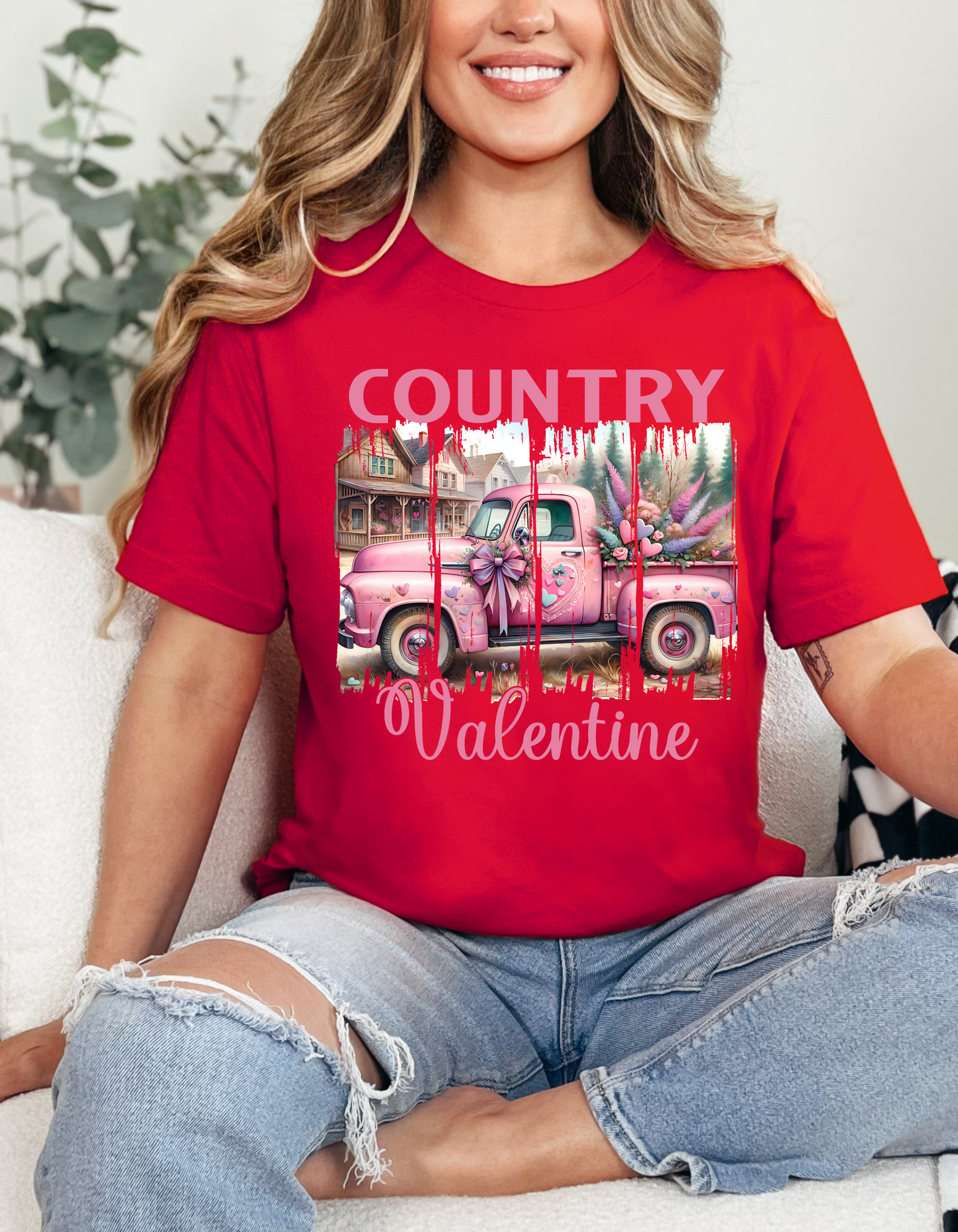 Country Valentine T-shirt & Long Sleeves for Women