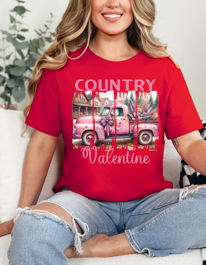 Country Valentine T-shirt & Long Sleeves for Women
