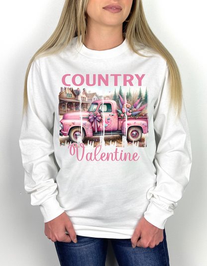 Country Valentine T-shirt & Long Sleeves for Women