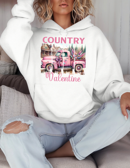Country Valentine Sweatshirt & Hoodie for Women