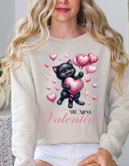 Cat Lover Valentine Hoodie & Sweatshirt for Kitty Mom V-day Gift