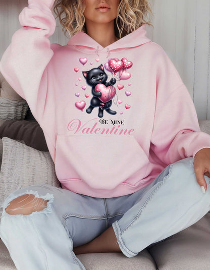 Cat Lover Valentine Hoodie & Sweatshirt for Kitty Mom V-day Gift