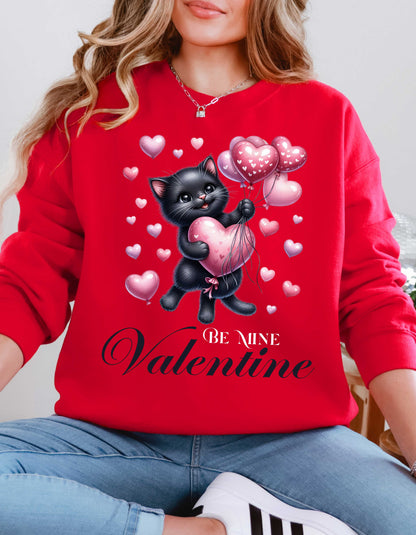 Cat Lover Valentine Hoodie & Sweatshirt for Kitty Mom V-day Gift
