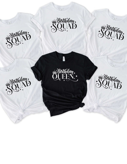 Happy Birthday Queen & Sqaud T-shirt