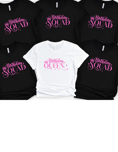 Happy Birthday Queen & Sqaud T-shirt