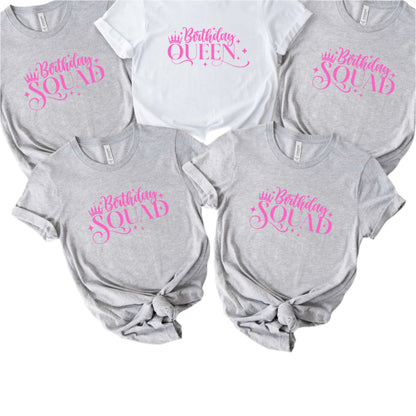 Happy Birthday Queen & Sqaud T-shirt