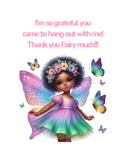 2-in-1 Fairy Princess Gratitude Journal for Girls