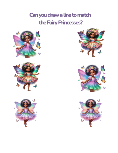 2-in-1 Fairy Princess Gratitude Journal for Girls