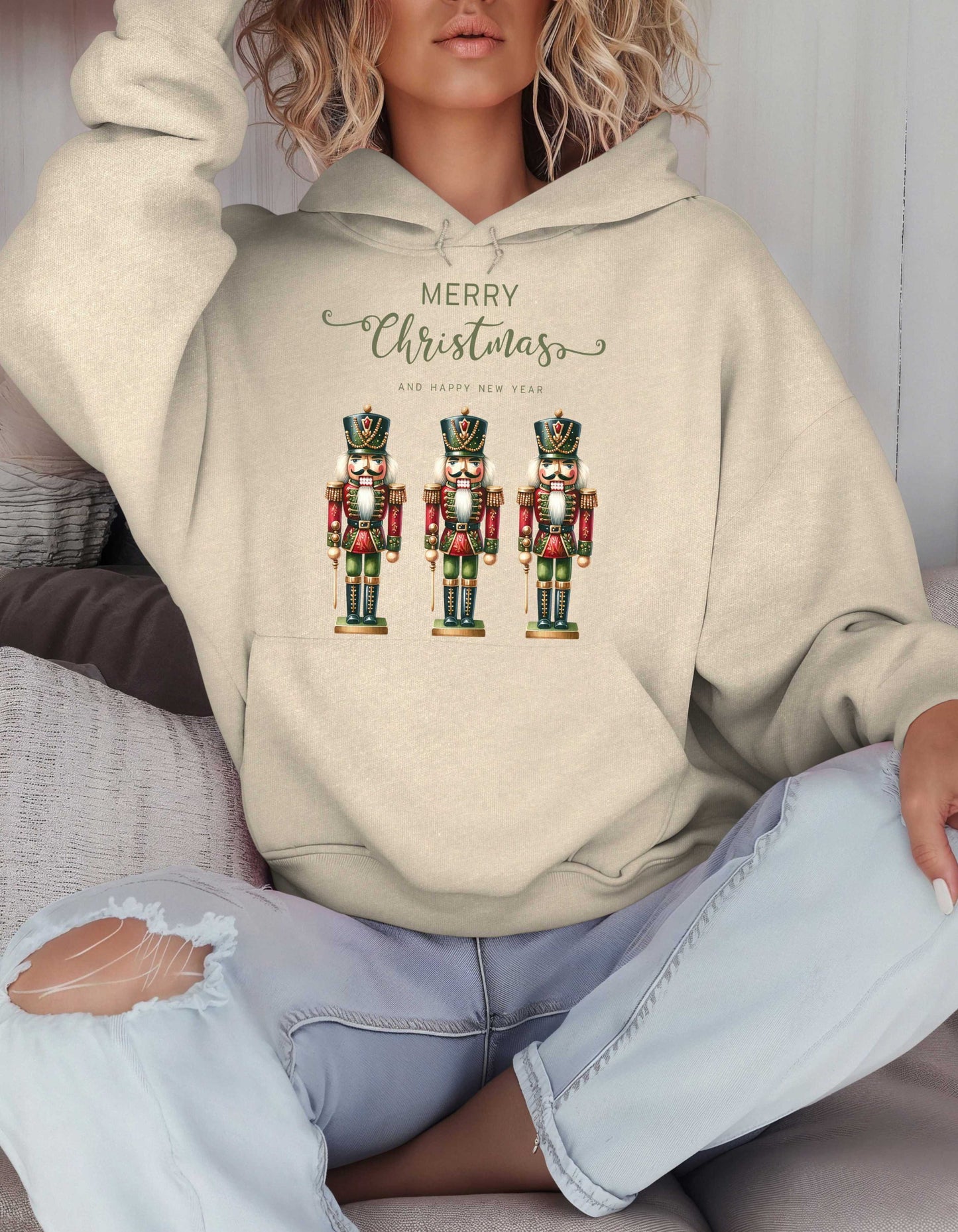 Nutcracker Christmas Hoodie & Sweatshirt-Pefect for Ballet Lovers Xmas Sweater-Great Gift Idea