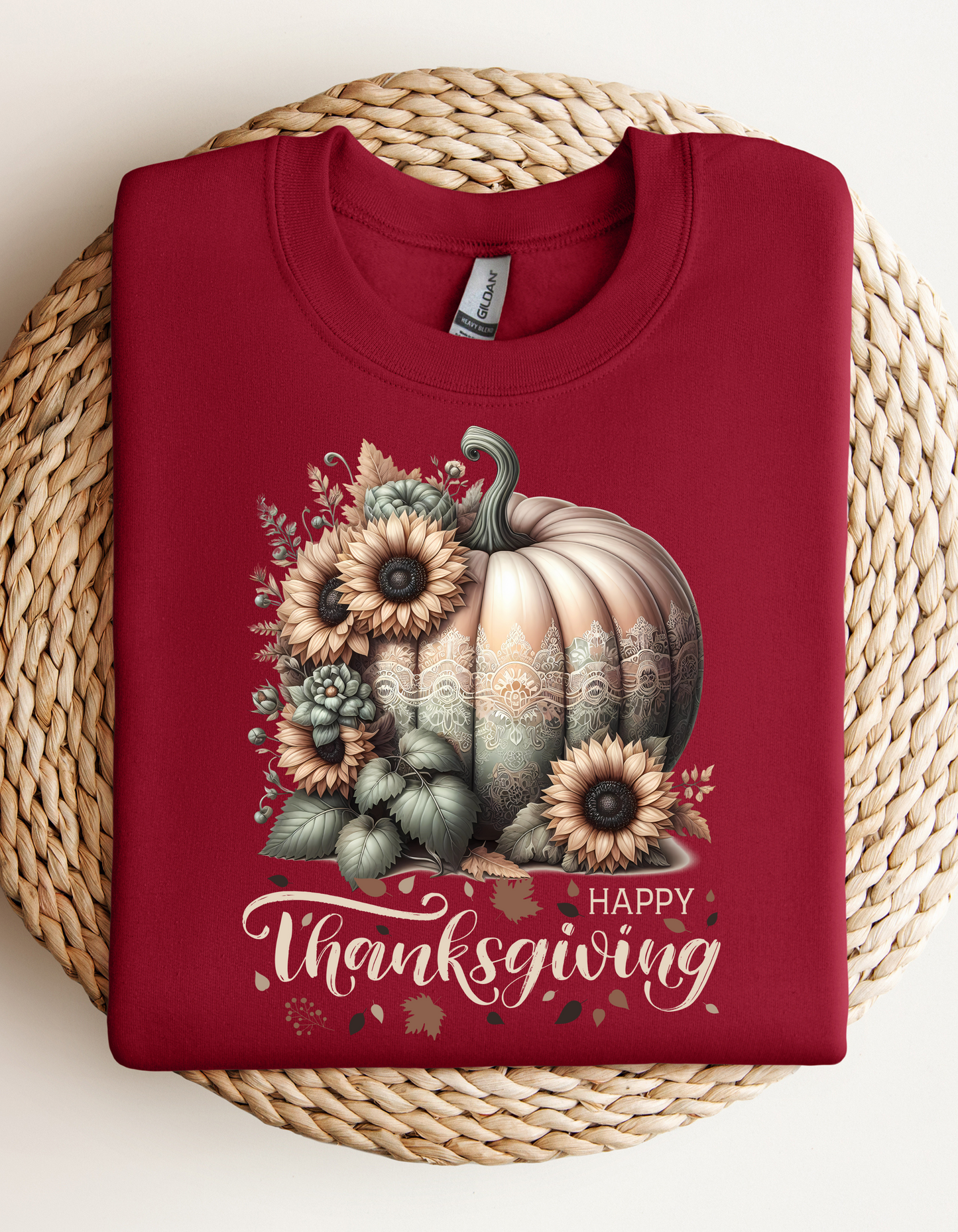 Happy Thanksgiving Hoodie-Perfect Gift for Mom Pumpkin Spice Sweatshirt for Fall Vibes Sweater