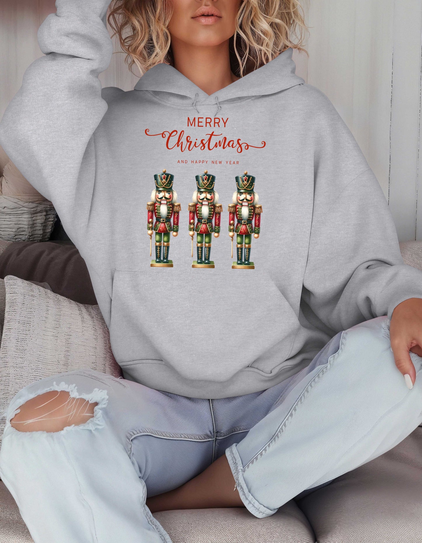 Nutcracker Christmas Hoodie & Sweatshirt-Pefect for Ballet Lovers Xmas Sweater-Great Gift Idea