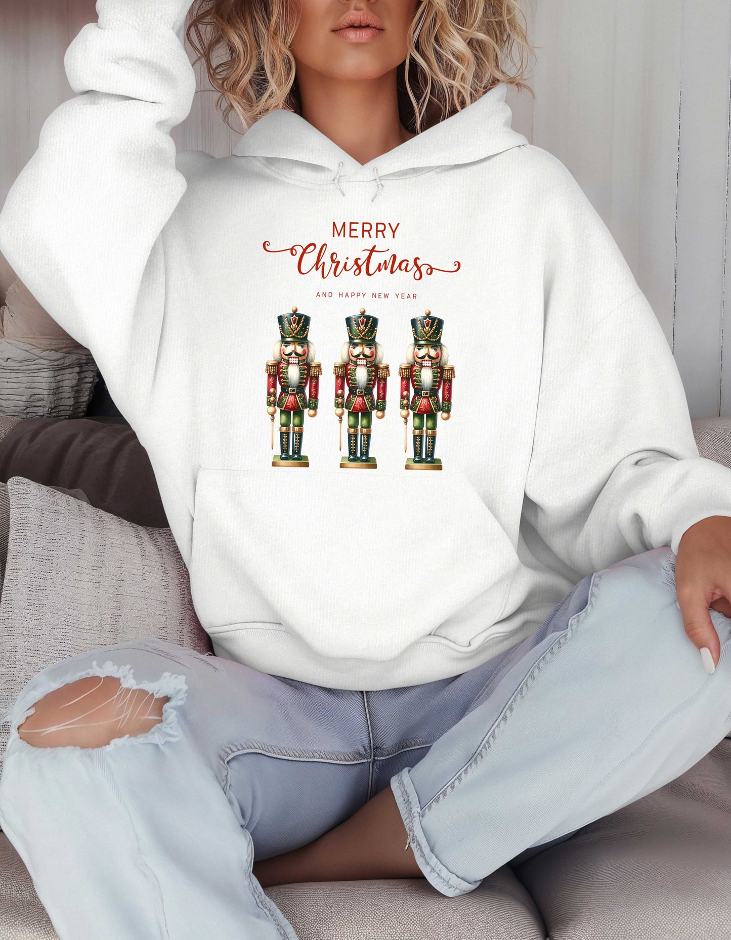Nutcracker Christmas Hoodie & Sweatshirt-Pefect for Ballet Lovers Xmas Sweater-Great Gift Idea