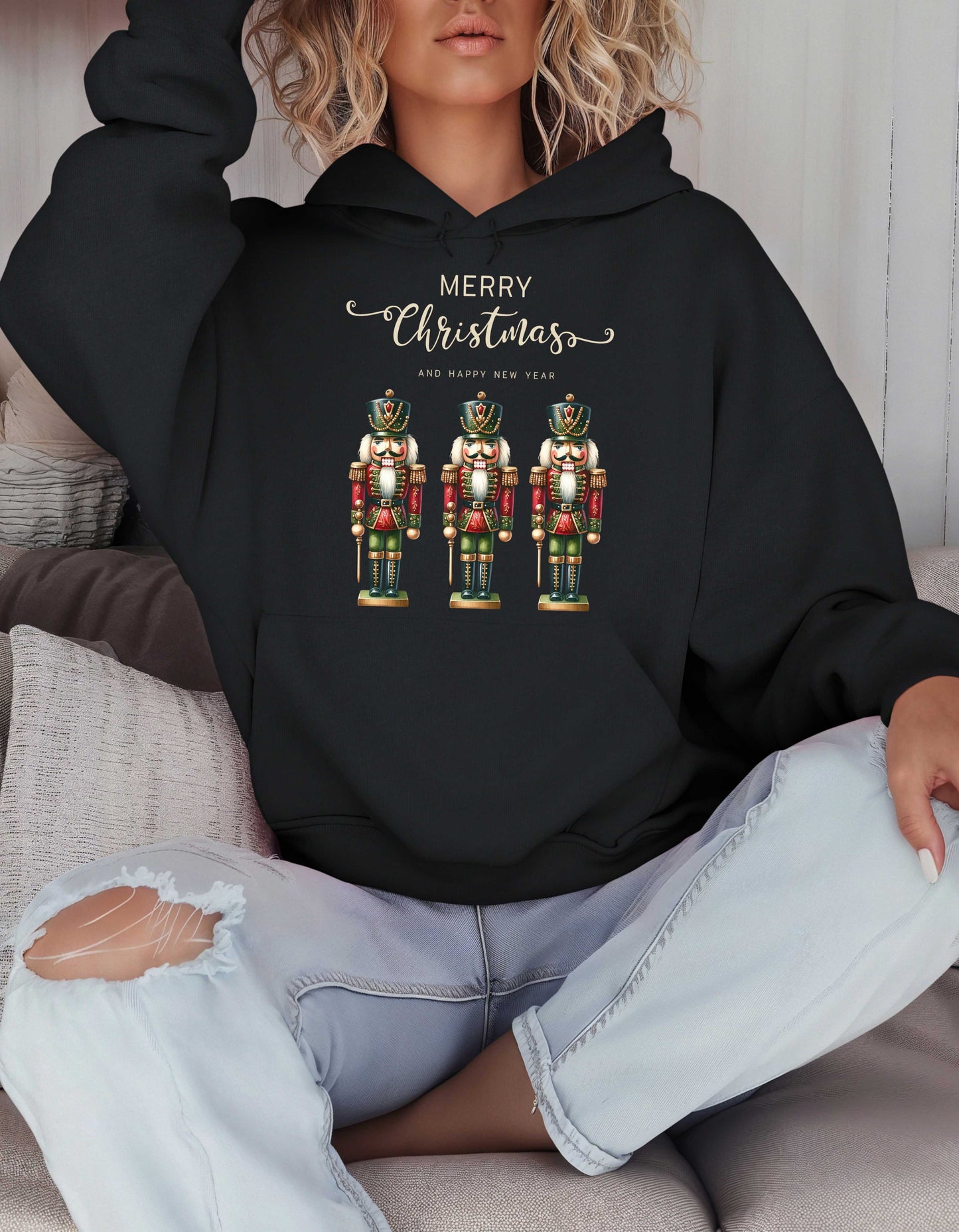 Nutcracker Christmas Hoodie & Sweatshirt-Pefect for Ballet Lovers Xmas Sweater-Great Gift Idea