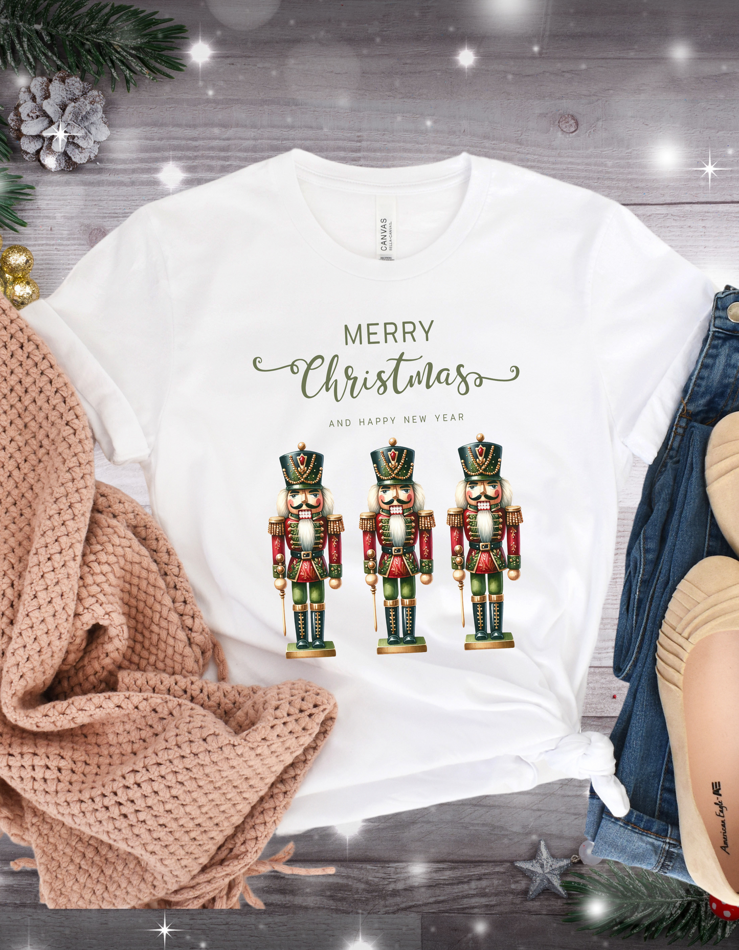 Nutcracker Christmas T-shirt & Sweatshirt-Perfect Gift for Ballet Lovers Holiday Shirt